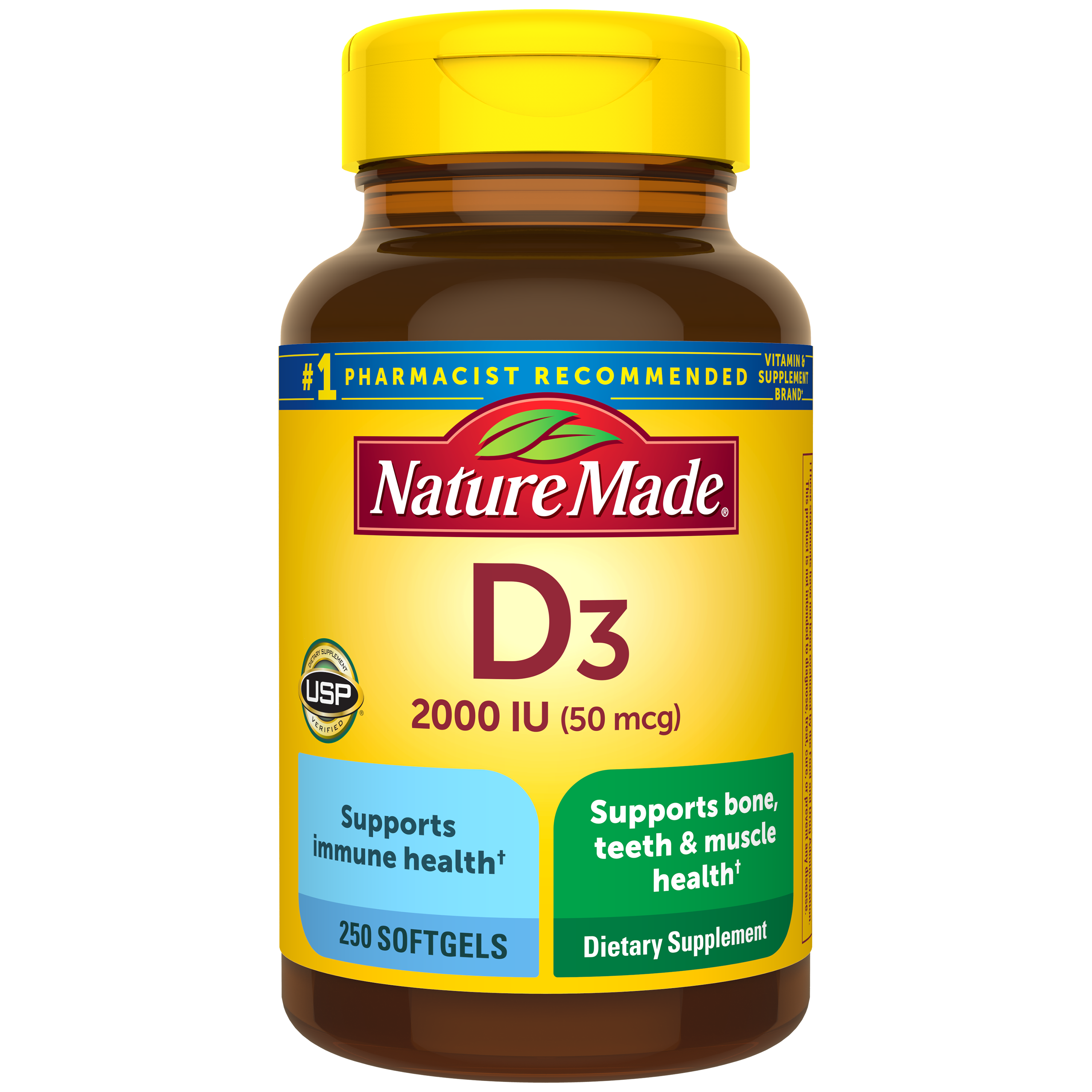 Vitamin D3 2000 IU (50 mcg) Softgels