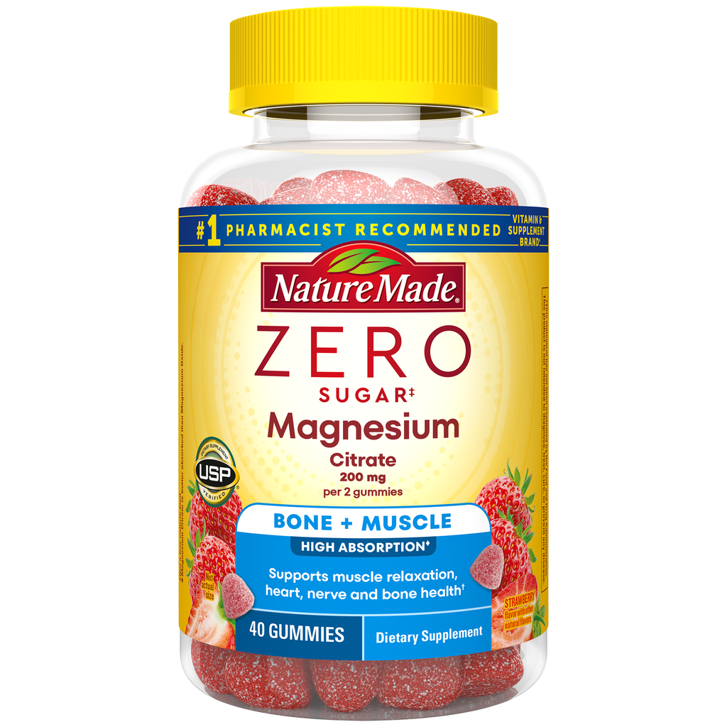 Zero Sugar‡ Magnesium Citrate Gummies 200 Mg Per Serving