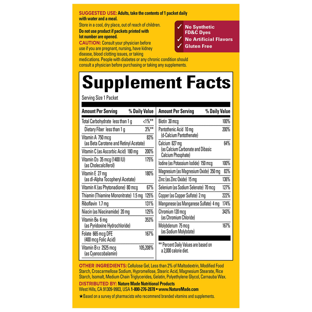 GLP-1 Companion Health Pack Daily Packets