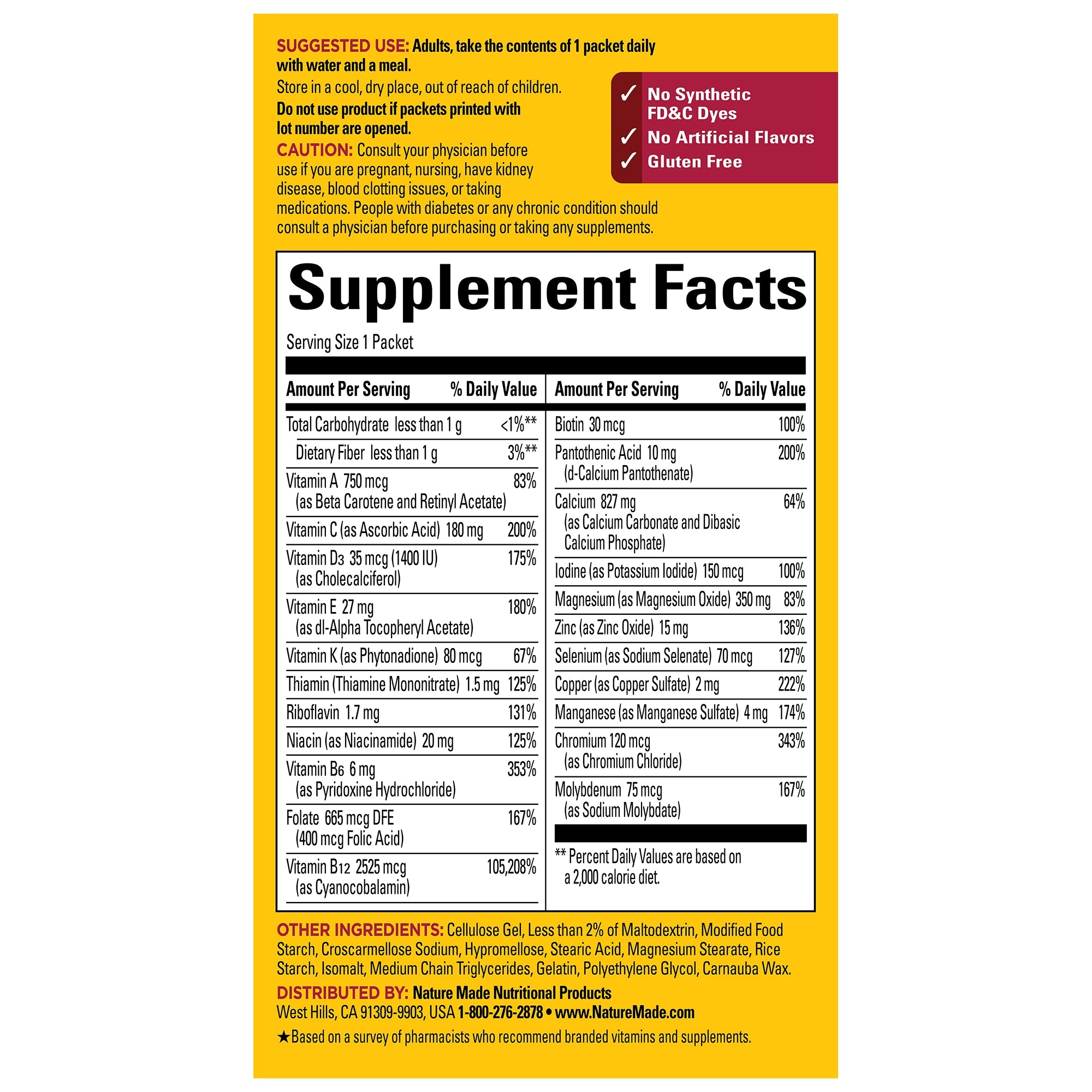 GLP-1 Companion Health Pack Daily Packets