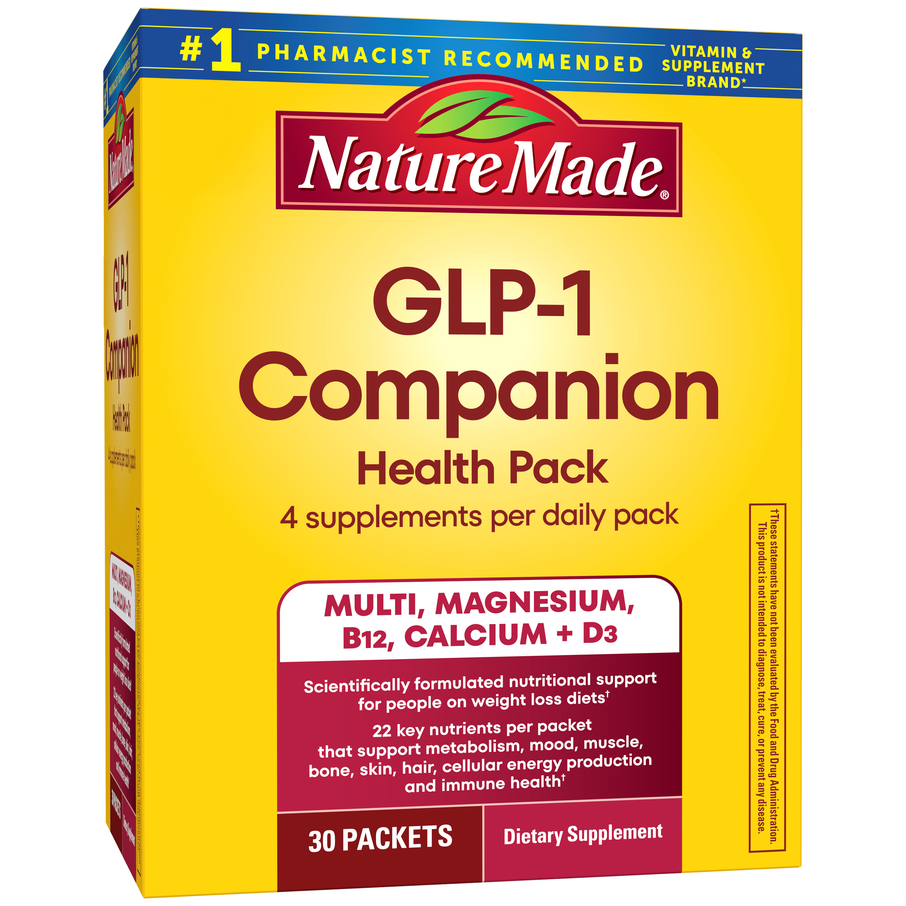 GLP-1 Companion Health Pack Daily Packets