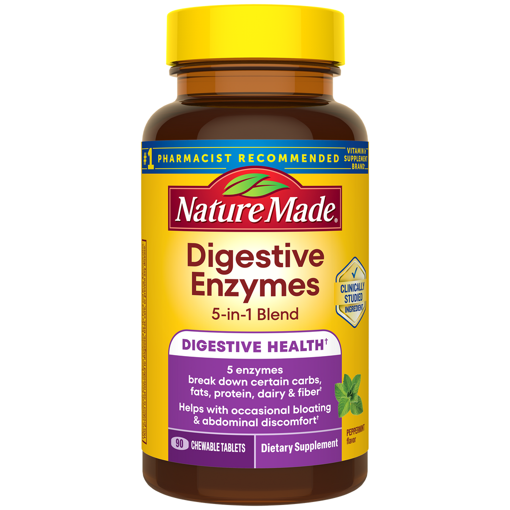 Digestive Enzymes 5-in-1 Blend Chewable Tablets