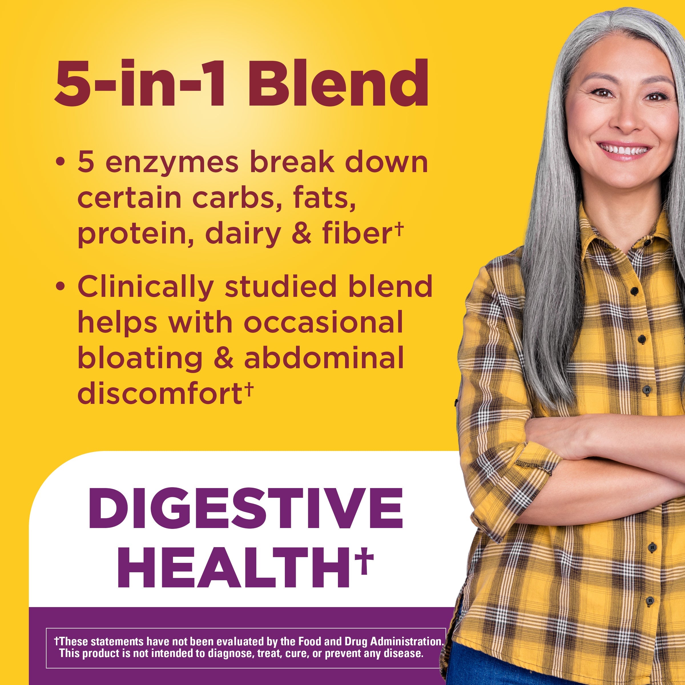 Digestive Enzymes 5-in-1 Blend Chewable Tablets