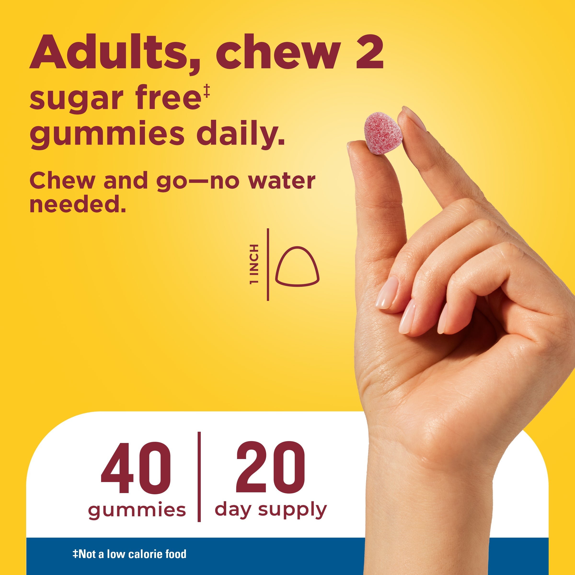 Zero Sugar‡ Magnesium Citrate Gummies 200 Mg Per Serving